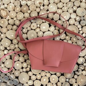 Anthropologie Pink Crossbody Bag